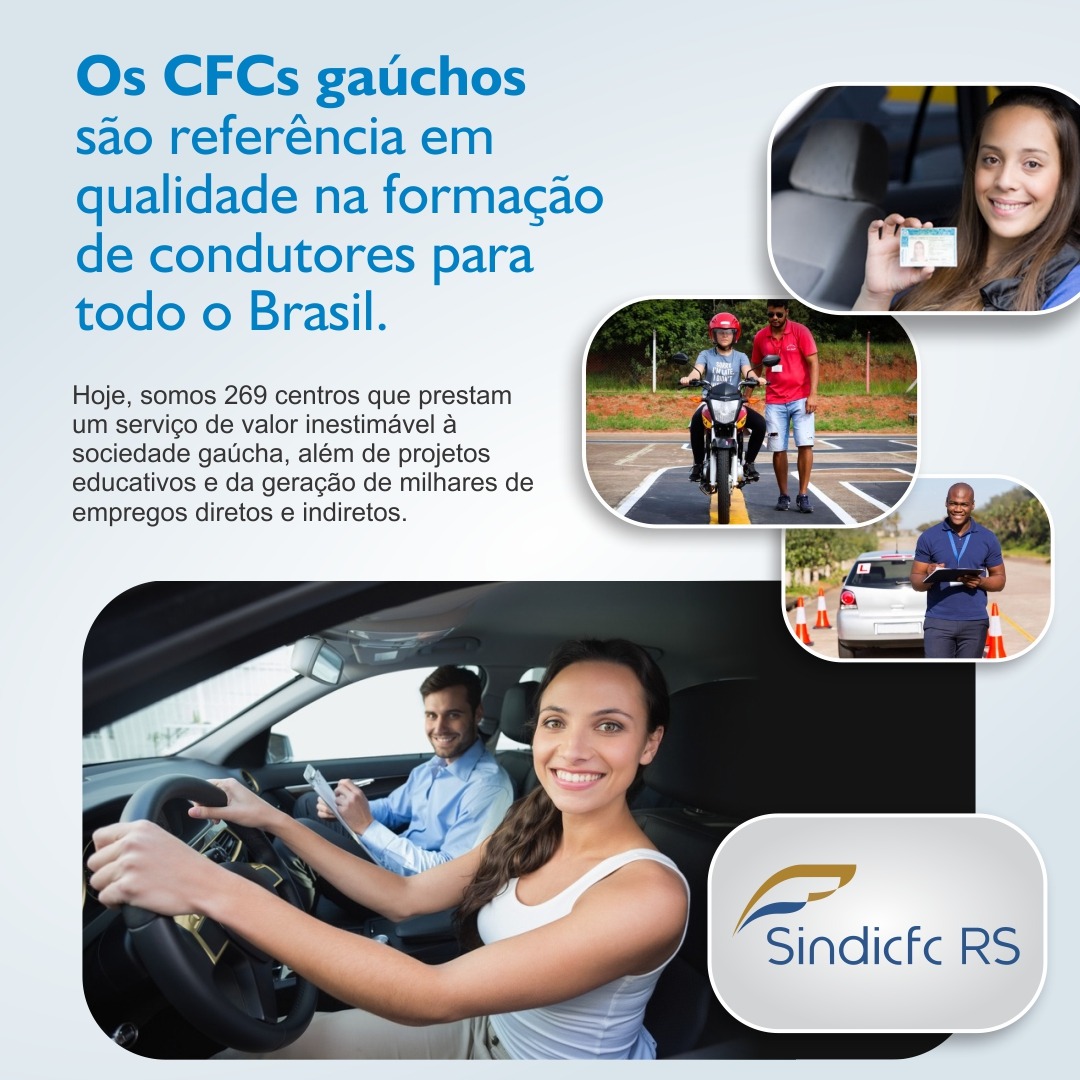 Os CFCs gaúchos são referência em qualidade na formação de condutores para todo o Brasil